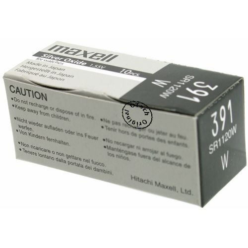 Pack de 10 piles maxell pour GP 391 - 2