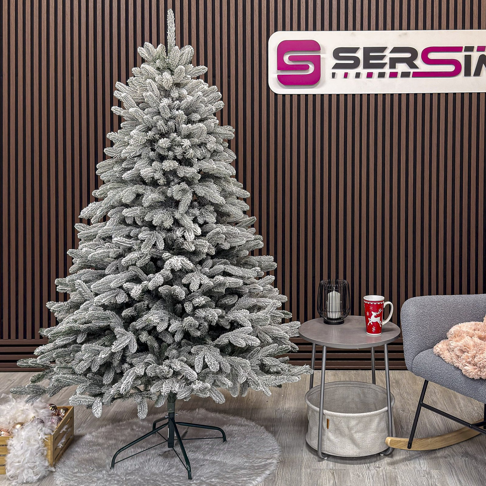 Brad artificial Christmas Deluxe, Laponia Select nins, integral 3D