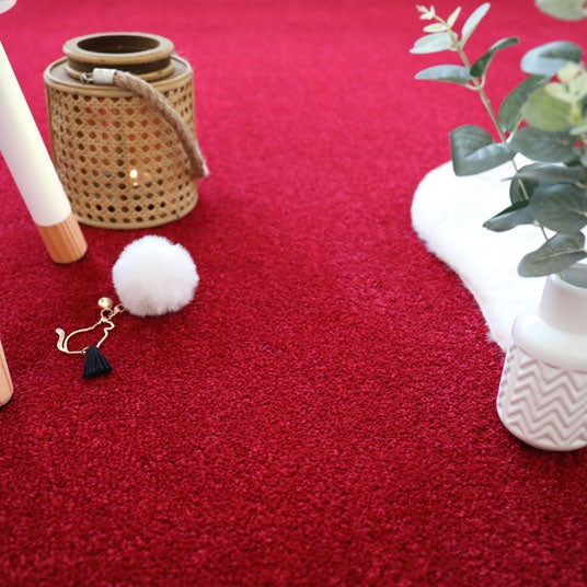 Moquette Manège Rouge Rouleau de 4m x 26m Leroy Merlin