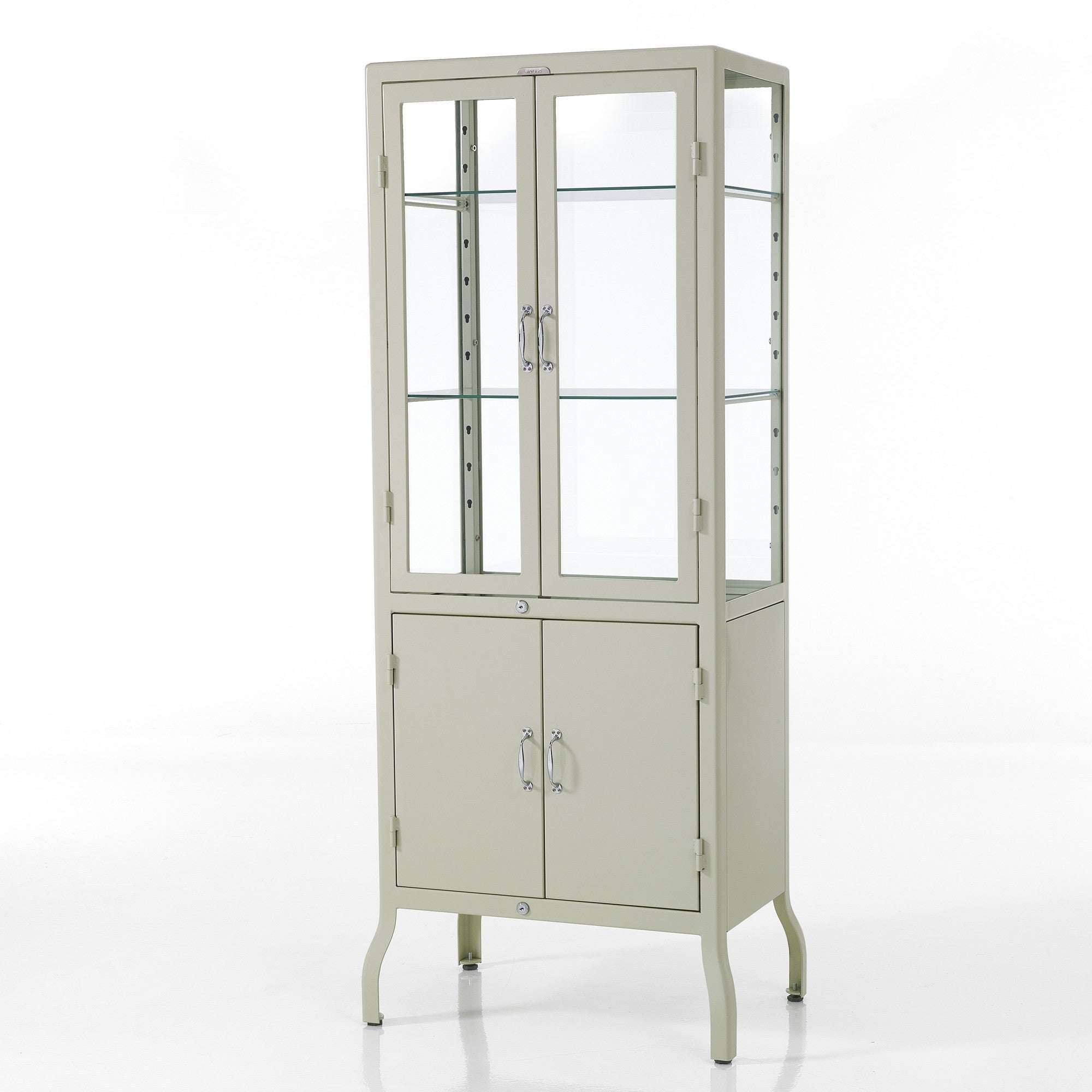 Leroy Merlin Vitrina Alta De 4 Puertas Eden White Marfil 