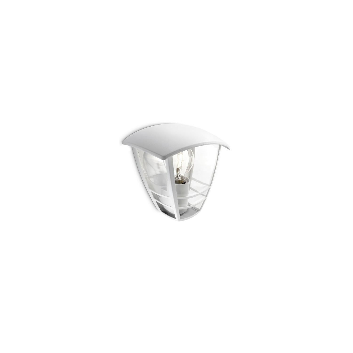 Applique Creek, Blanc, Aluminium, E27, IP44, 195 mm x 180 mm x 130 mm - 2