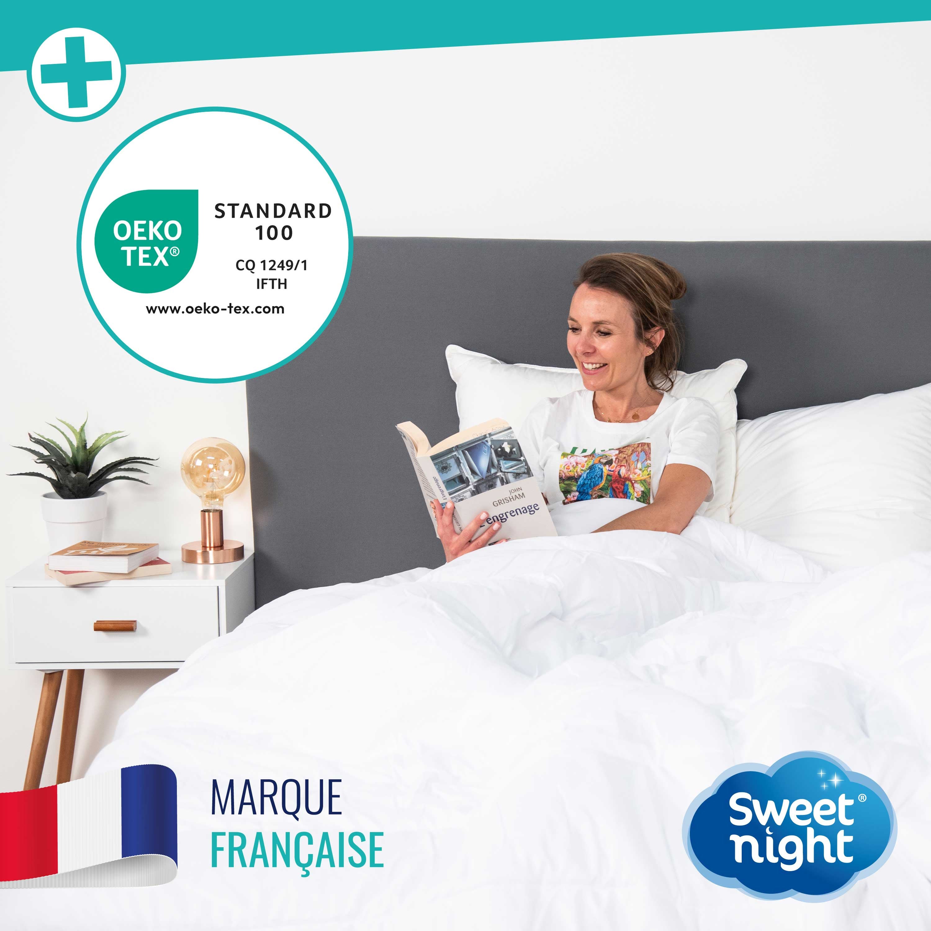 Housse intégrale matelas 90x190x25 cm | Anti-Punaise de lit | Fermeture à glissière | Sans traitement chimique - 5