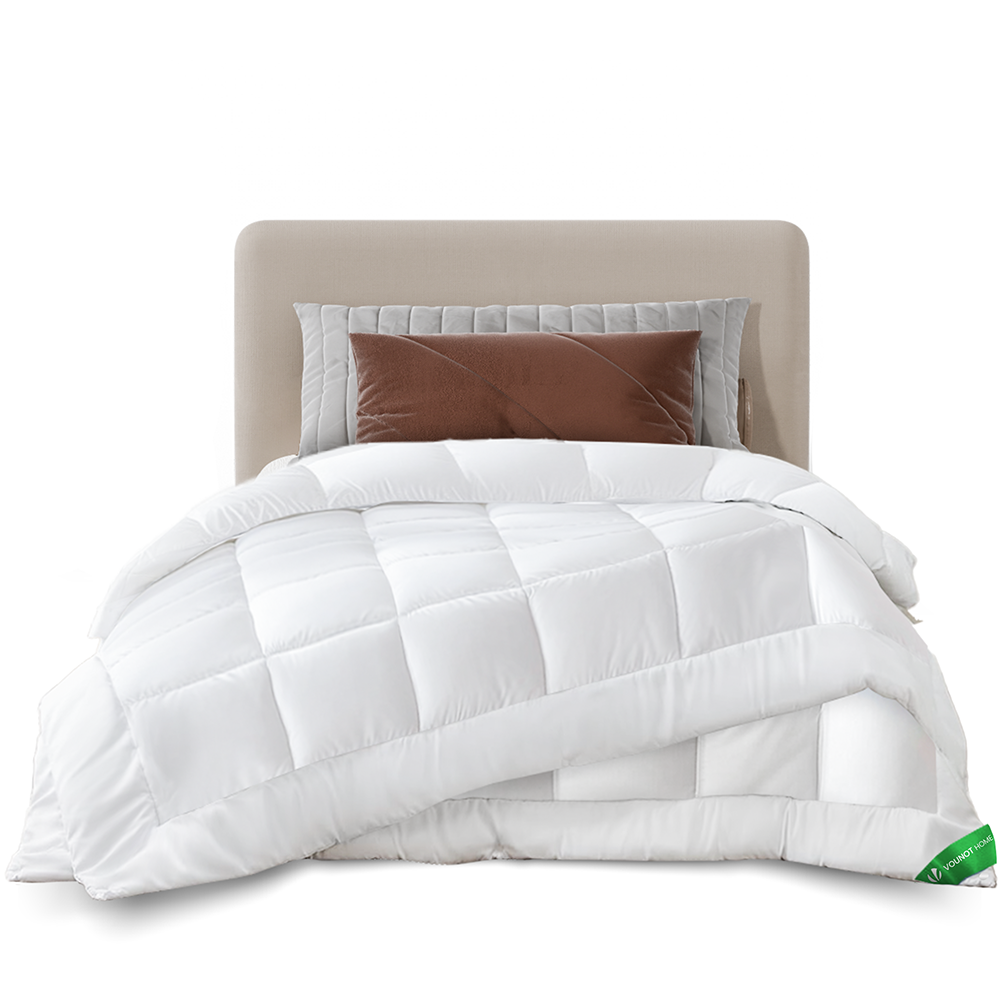 VOUNOT® Piumone Letto Una Piazza e Mezza Stagioni 155x200 cm