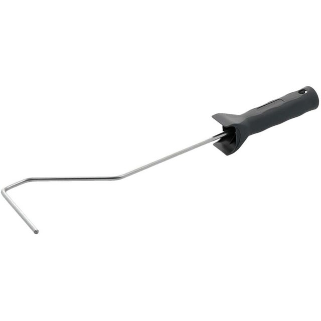 Monture Mini Rouleau 100mm CIRET ROTA - Poignée Ergonomique Polypropylène - Tige Acier Zingué - Compatible Perche Télescopique - L28cm