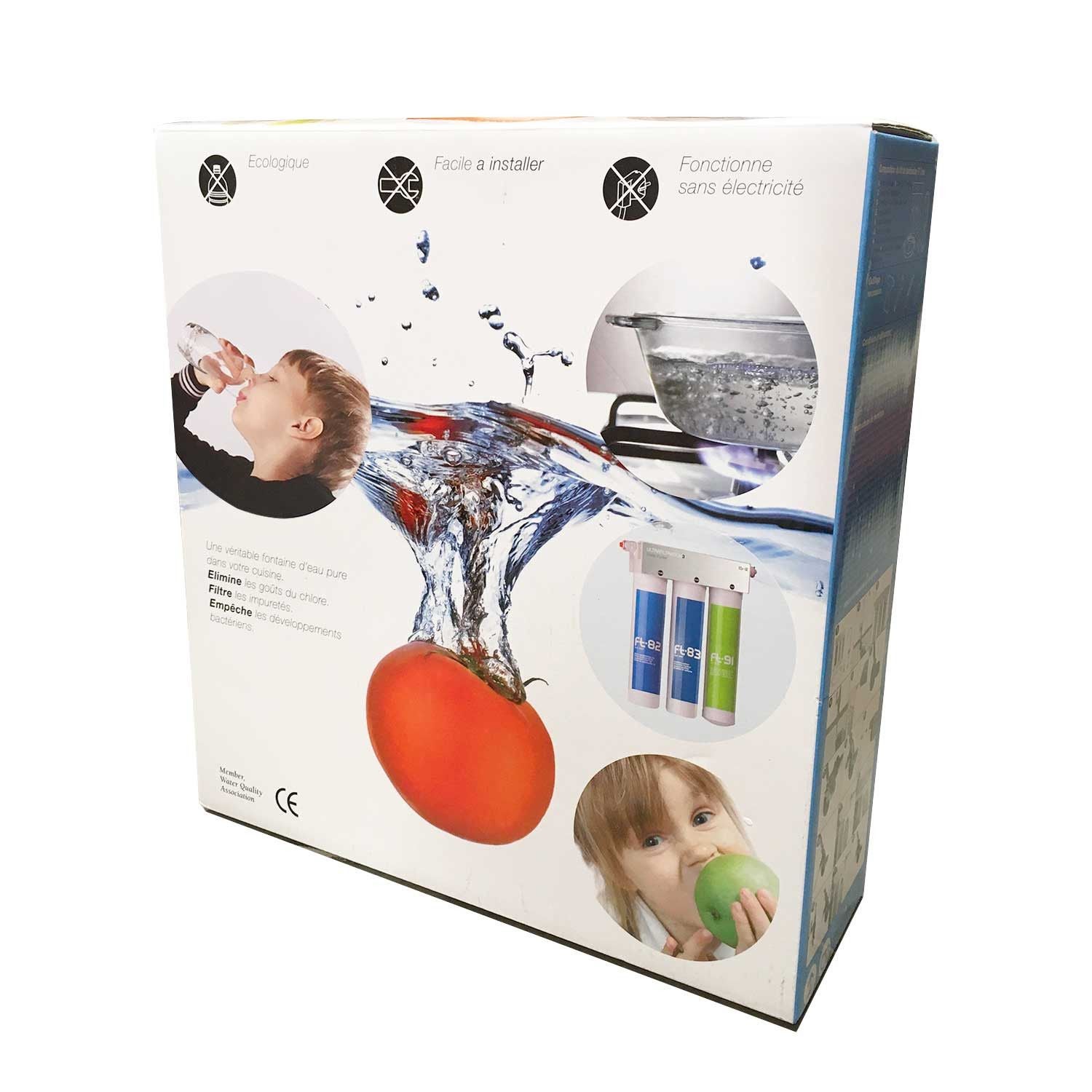 Lot De 3 Cartouches Filtrantes Pour Filtre Sous évier Trio Uf Ft82 - Ft83 Et Ft91 - 3