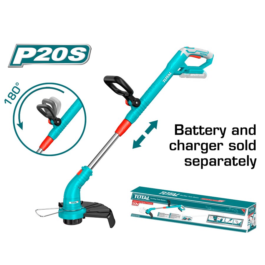 TOTAL Decespugliatore A Batteria 20V - Leggero E Potente Per Giardinaggio Domestico - Foto 8