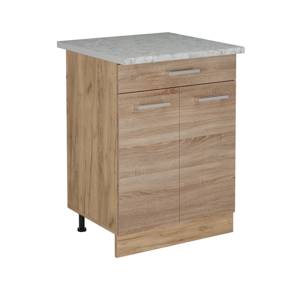 Vicco Szafka dolna do kuchni R-Line, Sonoma, 60 cm BR Marmur