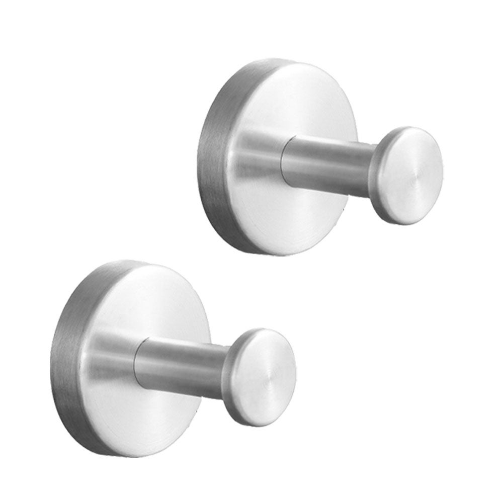 Lot De 5 Crochets Muraux En Acier Inox - Patère Julie Moderne - Dimensions 47x70x25 Mm - Pour Vêtements Ou Accessoires