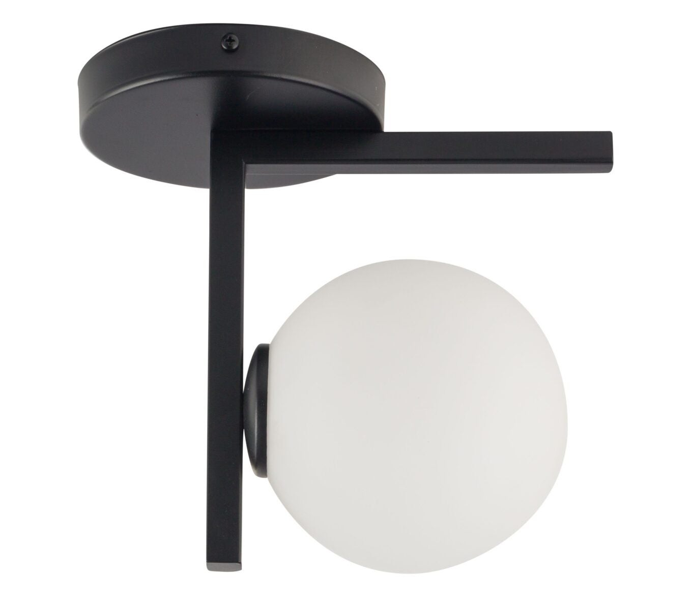 Lampa sufitowa wisząca Andy czarno-biała 1xG9x12W dekoracyjna wym: 22 x 25 x 14 cm metal SIGMA