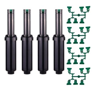 Suinga - Pack 2 Arroseur Rain Bird 5004-PC 3/4, Portée 7,6 à 15,2 m accessoires