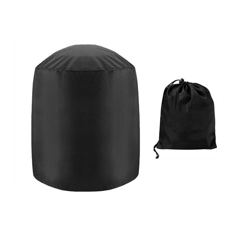 Wodoodporny pokrowiec na grilla, okrągły pokrowiec na grilla 71x68 cm, plandeka do grilla, pokrowiec wodoodporny i odporny na promieniowanie UV (czar