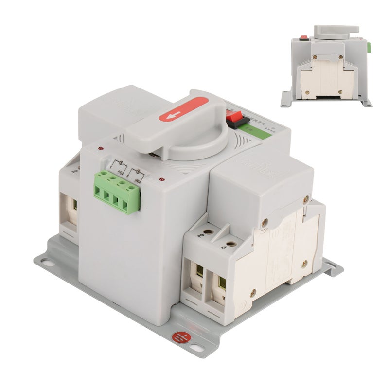 Interrupteur De Transfert Automatique 110V 2P 63A - Pour Générateur, Double Puissance, Neuf