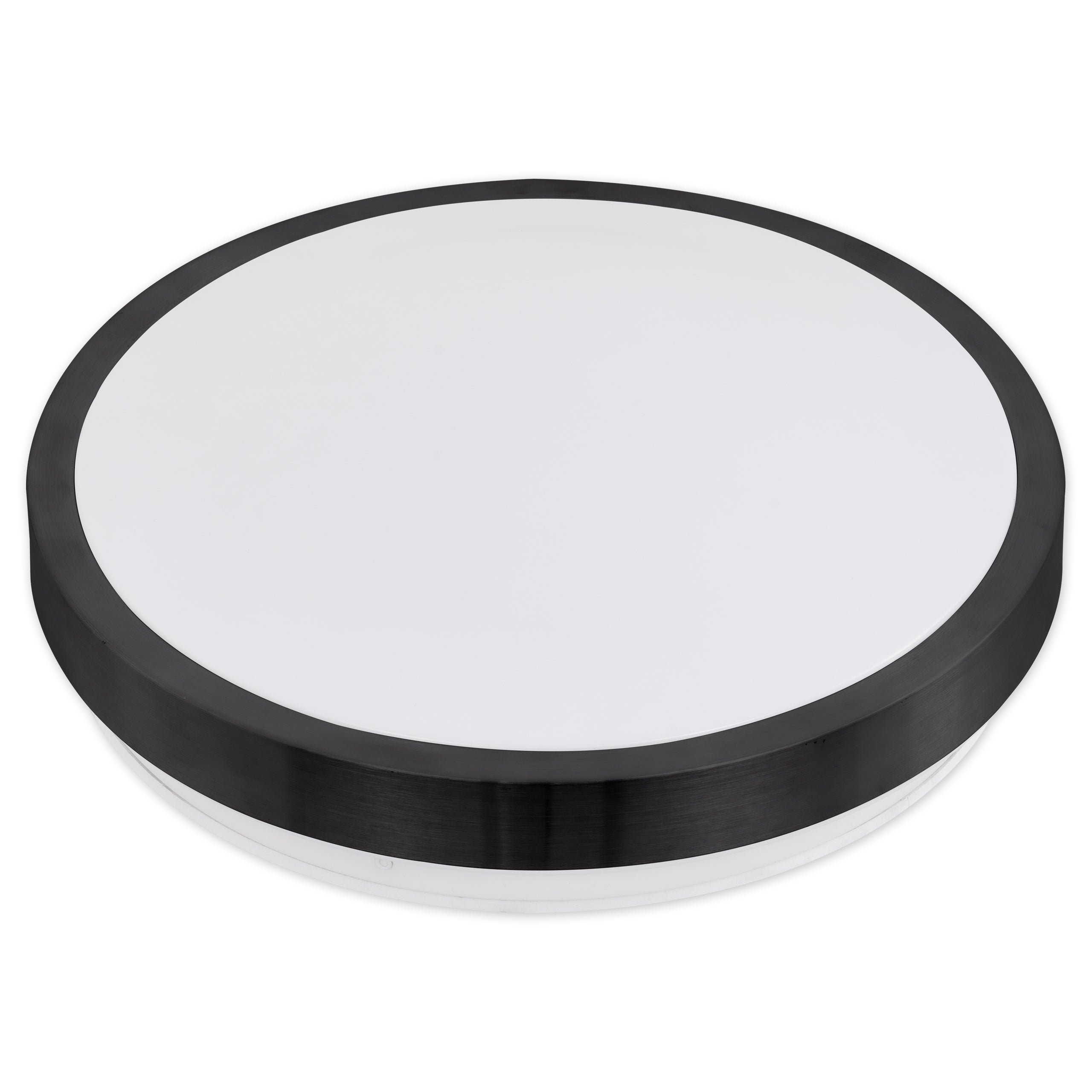 Plafon sufitowy LED 2x E27 Solen 33cm IP44 natynkowy okrągły czarny oprawa panel MasterLED