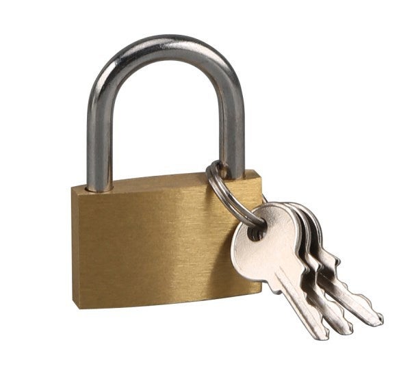 CADENAS DE BAGAGE,3.1x4cm--Petit cadenas en cuivre pour casier à bagages, matériel'amélioration