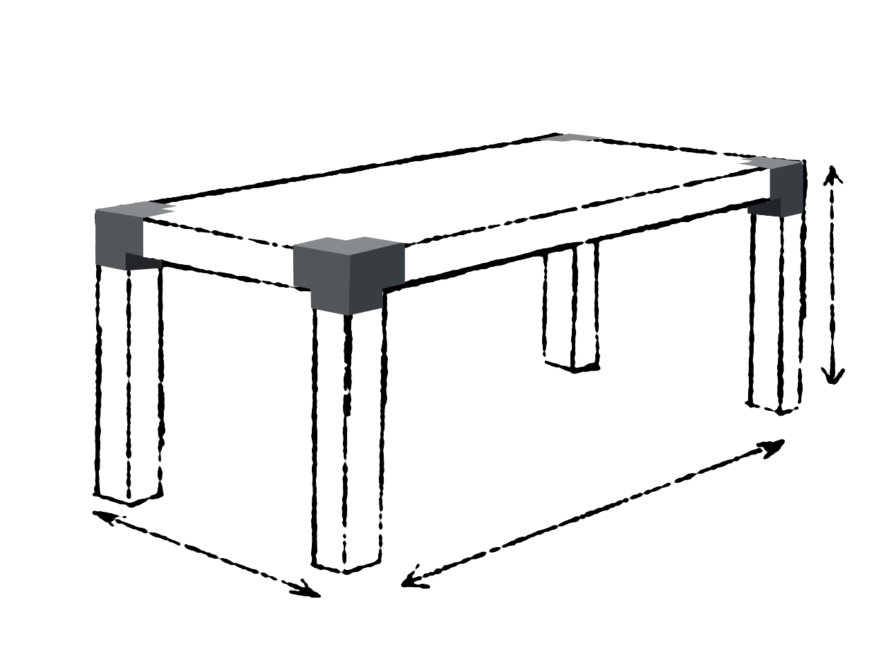 Connecteur L angle 90° pour poteau bois , H.9 x P.9 cm - 4