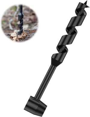 Perceuse à Tarière à Main Pour Bois - Portable Et Robuste Pour Survie Camping