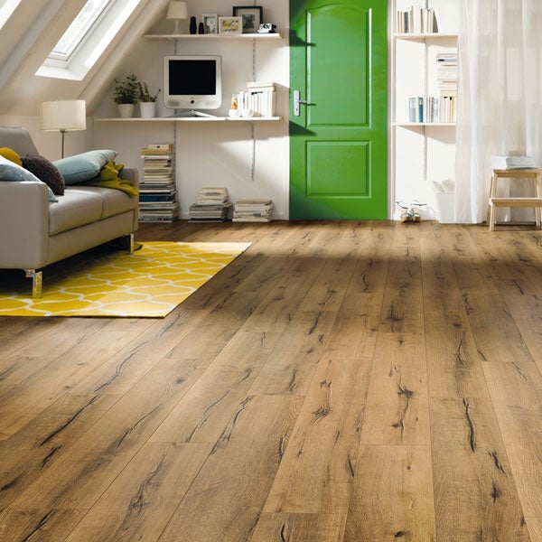 Sol stratifié Eldorado planche large chêne italica nature 19,3*128,2 cm - Réflex Boutique