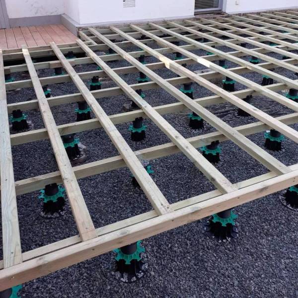 Lambourde Pin 45x70x2400mm ou 2m40 traité classe 4 vert - 2