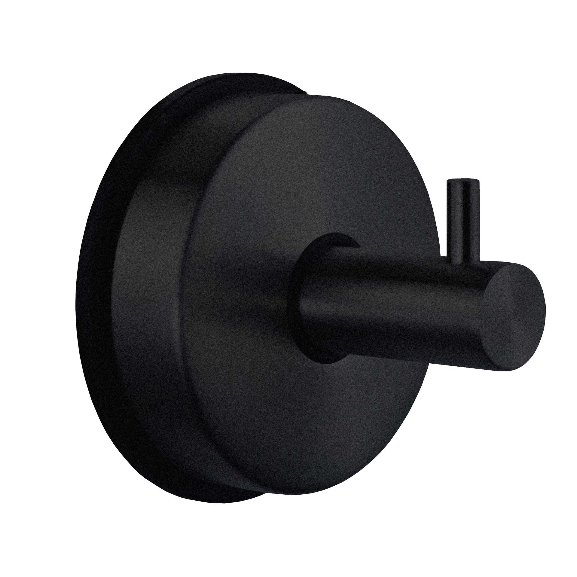 2 szt. haczyków z przyssawką do wieszaka na ręczniki łazienkowe, haczyków z przyssawką ze stali nierdzewnej bez wiercenia, czarny