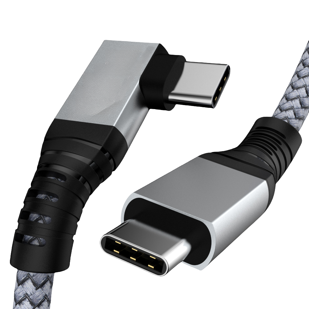 Adattatore USB-C 90° 40Gbps 240W - Convertitore Angolato In Alluminio Per 8K60Hz - Foto 11