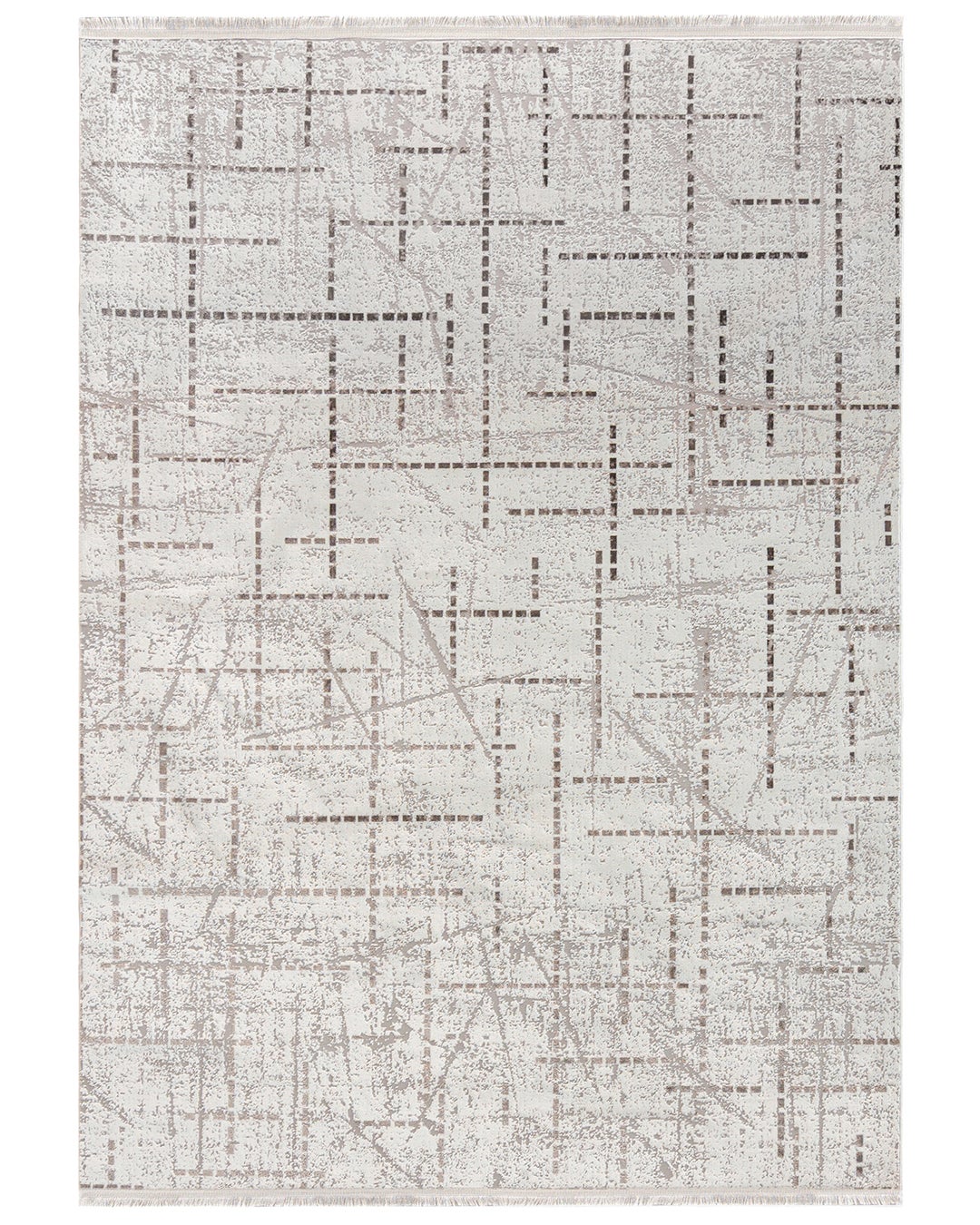 Alfombra moderna, geométrica Bari Nodo Beige Mazovia 200x290cm - beige ...