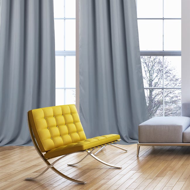 Relaxdays Tende, Set Doppio, HxL 120x135 cm, Oscuranti & Opache, Camera Relaxdays Tende, Set Doppio, HxL 120x135 cm, Oscuranti & Opache, Camera