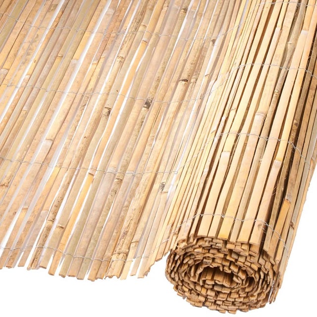 Clôture Extensible En Bambou Laohucai - 40x200 Cm - Sans Creusage, Accordéon - Pour Jardin, Plantes Grimpantes, Délimitation