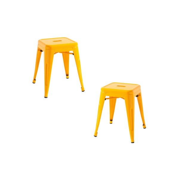 Regalos miguel - packs taburetes pequeños - pack 2 taburetes torix pequeños - amarillo