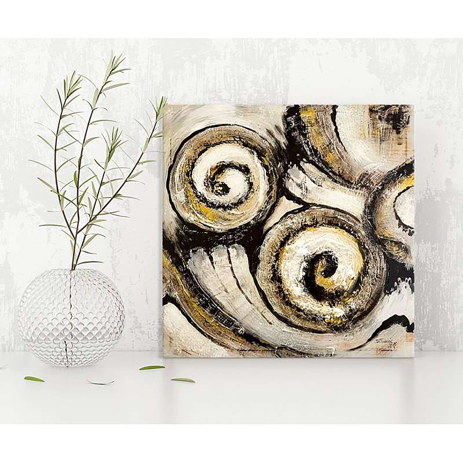 Tableau bois 69 abstraction - 30 x 30 cm - 2