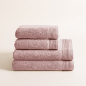 Lot 2 Serviettes De Bain Coton Bambou Alpes Blanc 600gr/m² - Douceur Et Absorption Exceptionnelle