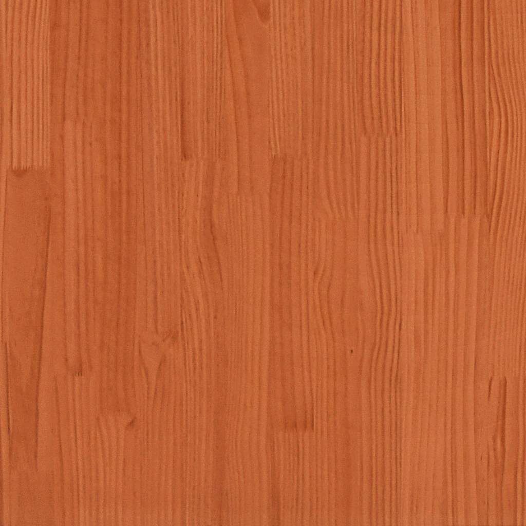 Cabeceira com arrumação 150 cm pinho maciço castanho-mel vidaXL - 9