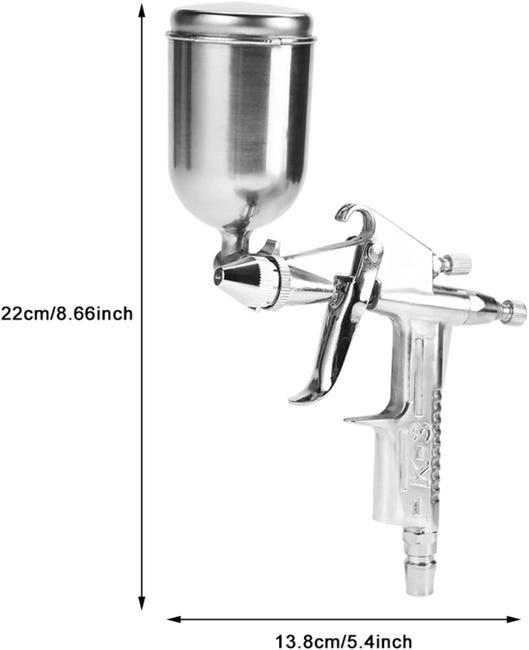 Pistolet natryskowy profesjonalny 0,5 mm z dyszą 0,5 mm, mały pistolet natryskowy 125 ml do naprawy lakieru samochodowego
