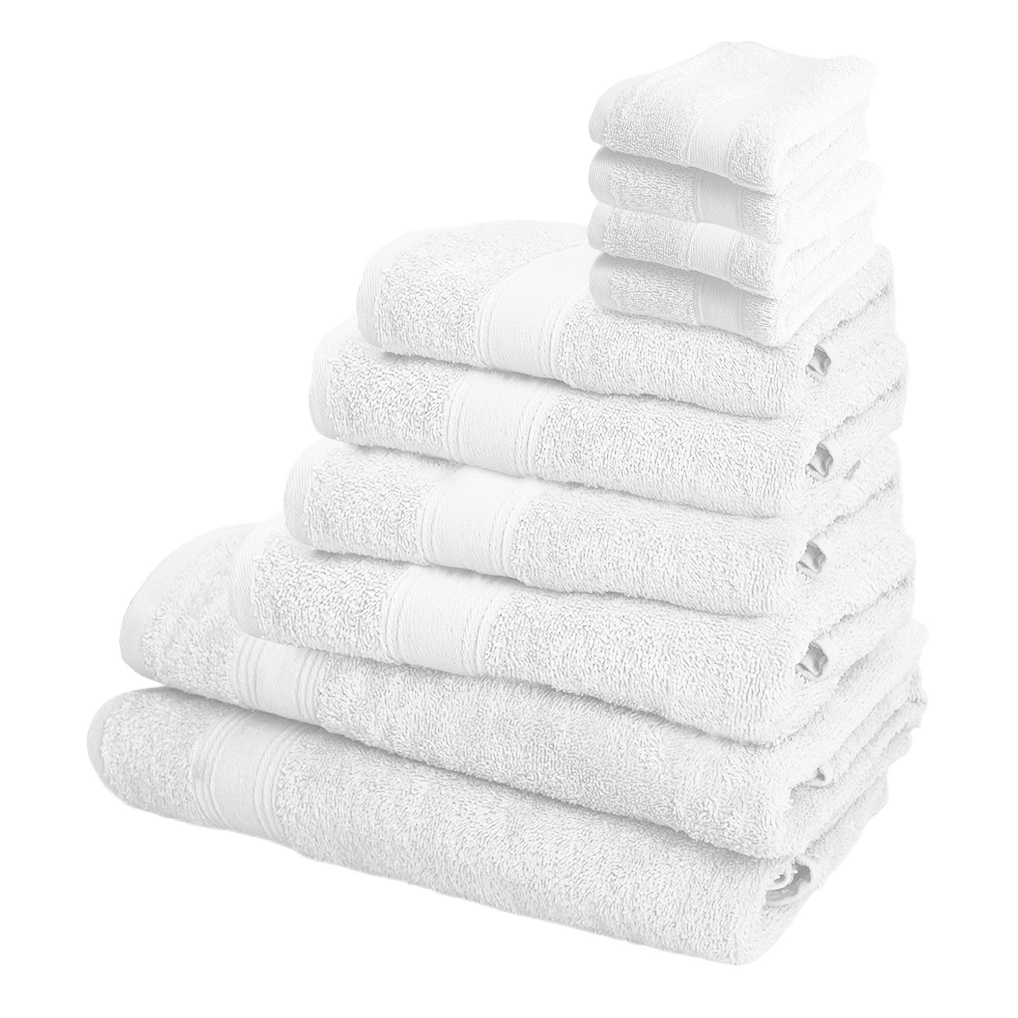 Lot 10 Serviettes En Coton 30x30cm Lavables - Décoration Table Mariage Et Repas