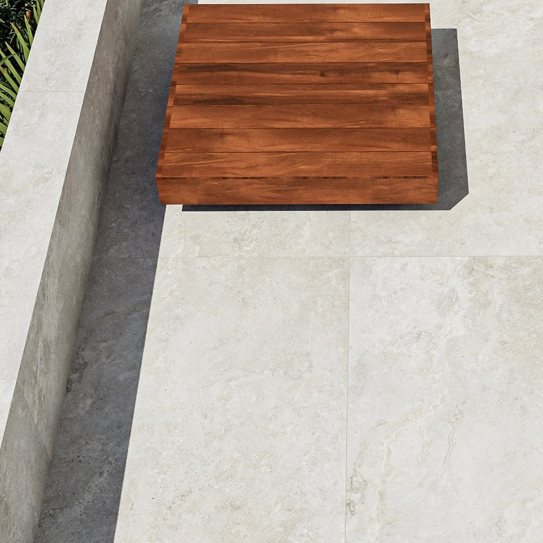 Classico Grigio - Travertino 20 mm Outdoor - Piastrelle 61x61x2 cm 20 mm - CDO 3001 60x60 GRIP R11 20 mm - 3