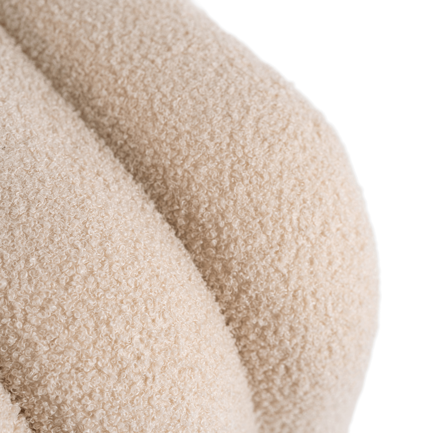 Pufa Siedzisko Do Przedpokoju Toaletki Teddy Puf Kremowy PIKSEL - 5