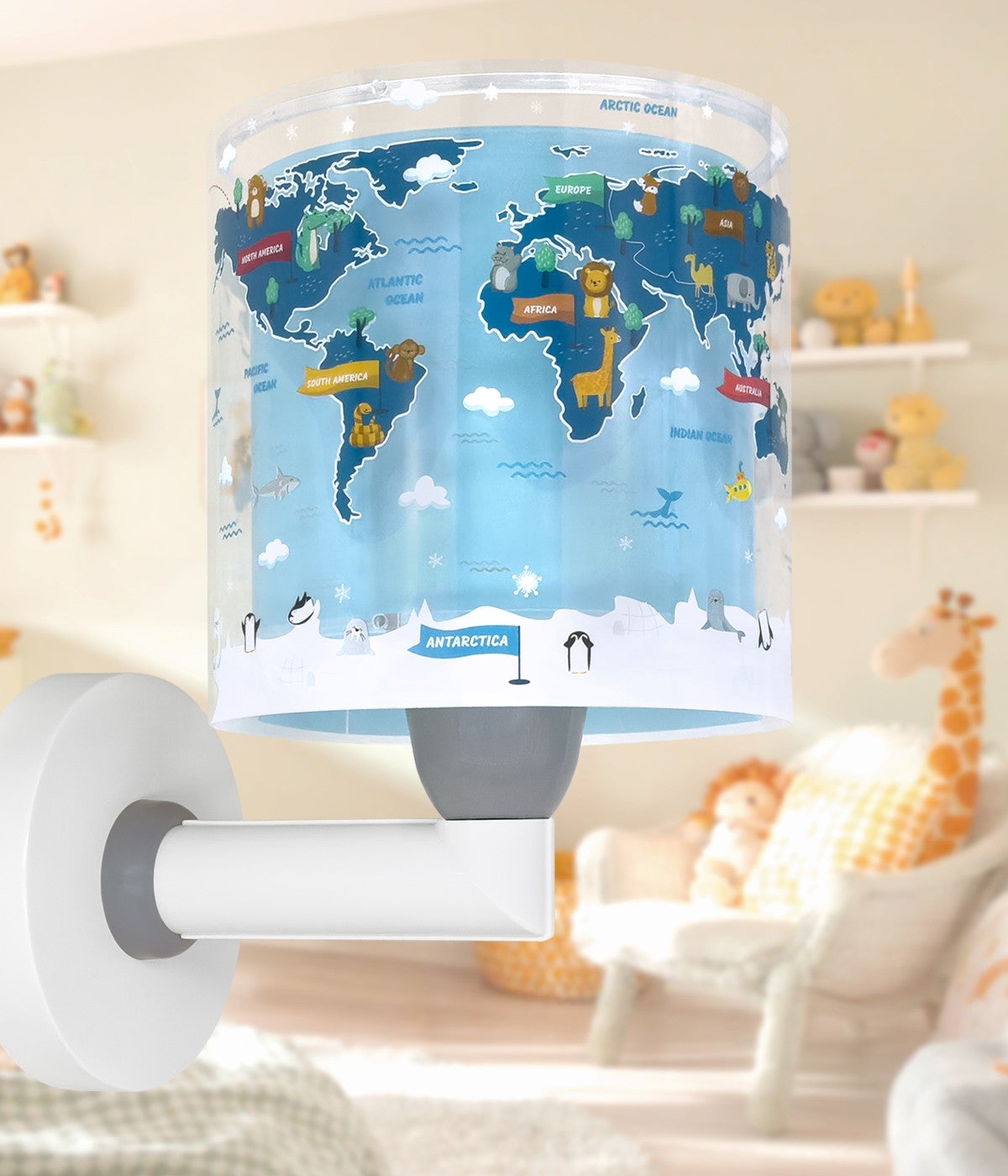 Kinkiet Kids World mapa świata dla dzieci