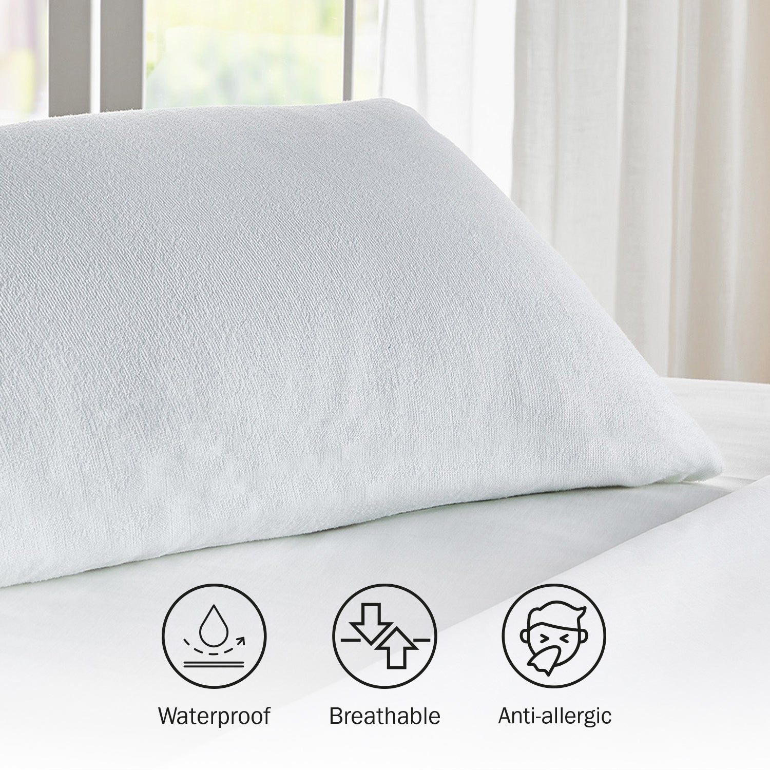 Funda de Almohada 150x40cm PIKOLIN HOME Transpirable Impermeable - 3