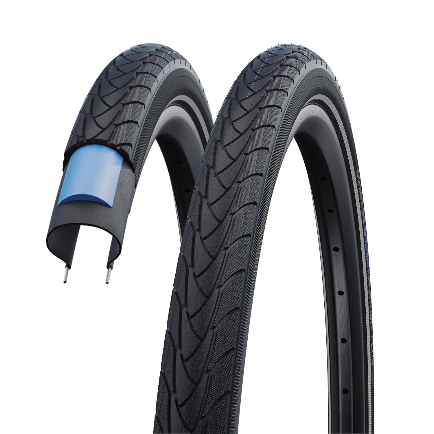 Versión en español — 35025 - copertone gomma catarifrangente 20x1.35 marathon plus a/r, b/b+rt