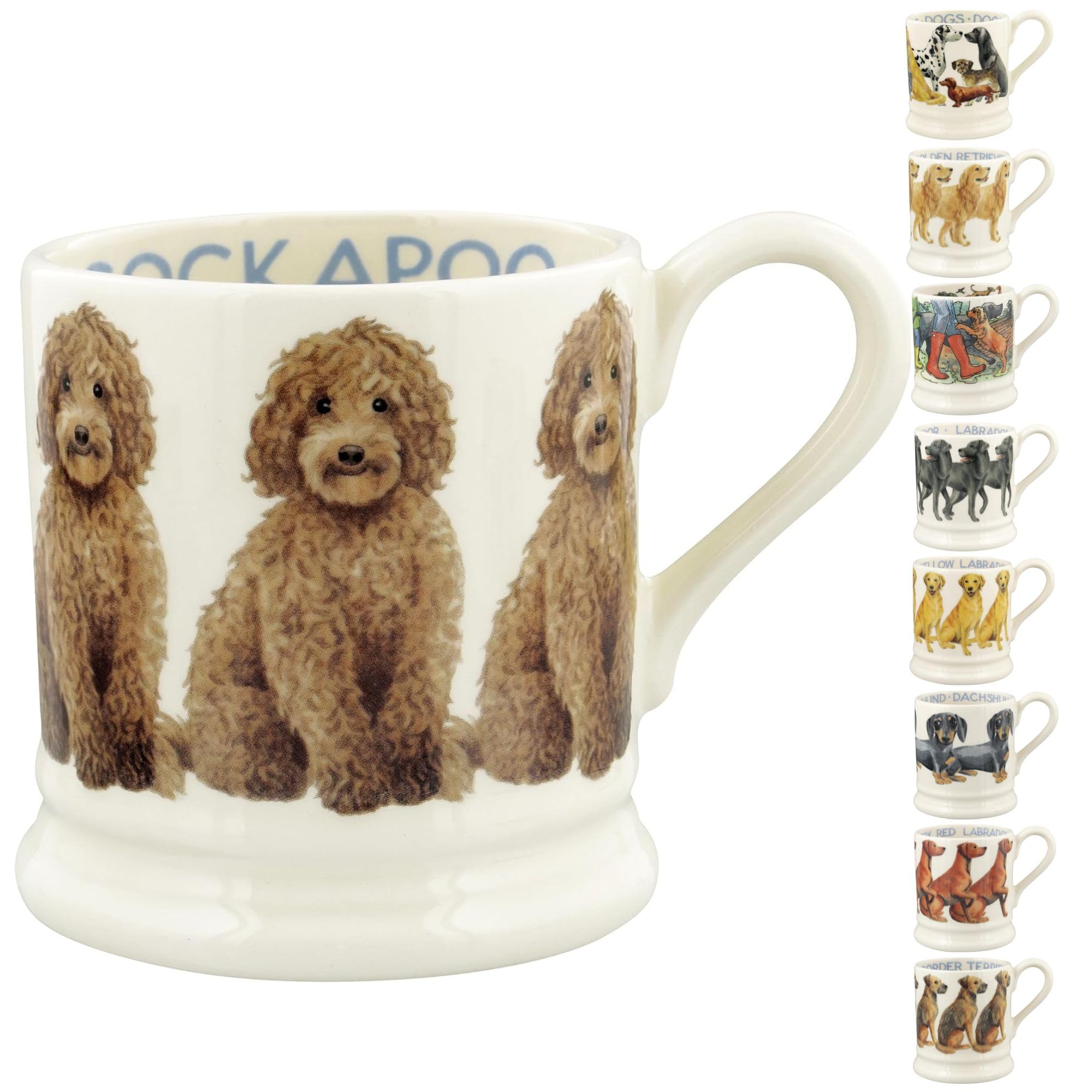 Emma Bridgewater Tazza Grande 300ml 1/2 Pinta, Design Passeggiate, Gres Inglese Fatto A Mano, Lavabile In Lavastoviglie, Per Caffè, Tè E Cappuccino