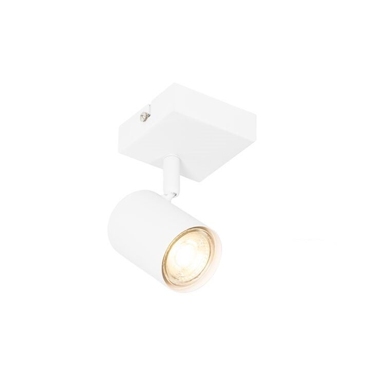 Faretto Smart Bianco Regolabile Quadrato Incl. Wifi GU10 50mm - Jeana - 2