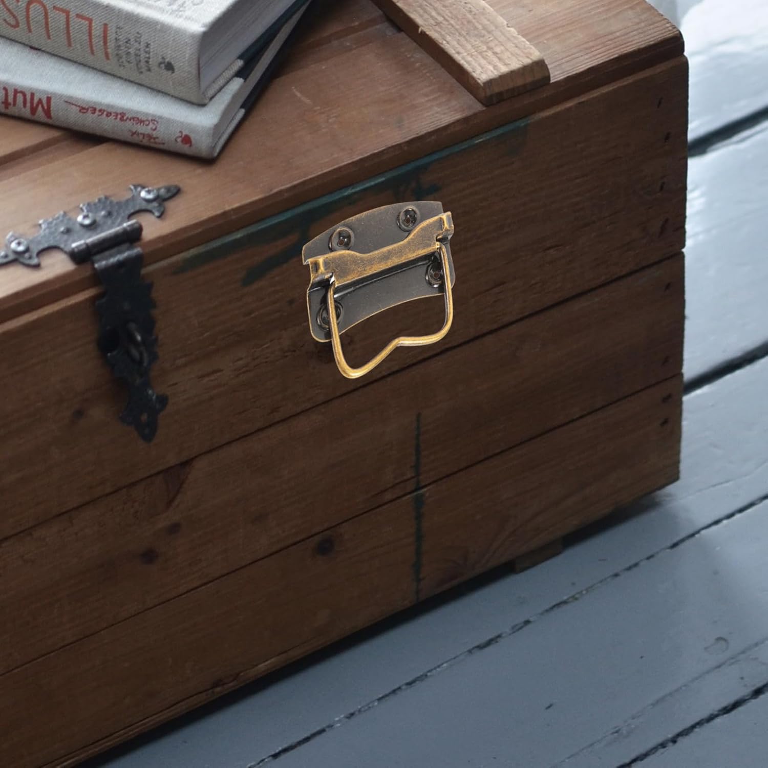 Poignée Vintage Pour Coffre En Bois Pour Caisse Lot De 5 Utilisation Pratique Pour Meubles Et Coffres - 4