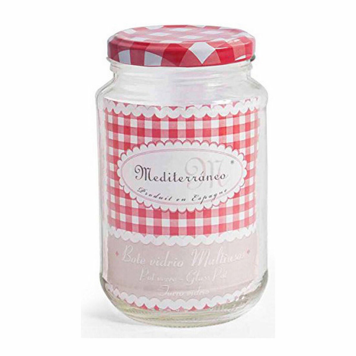 Barattolo di Vetro Mediterraneo A-370 Multiuso 375 cc (ø 7 x 12 cm) (375 cc) - 3