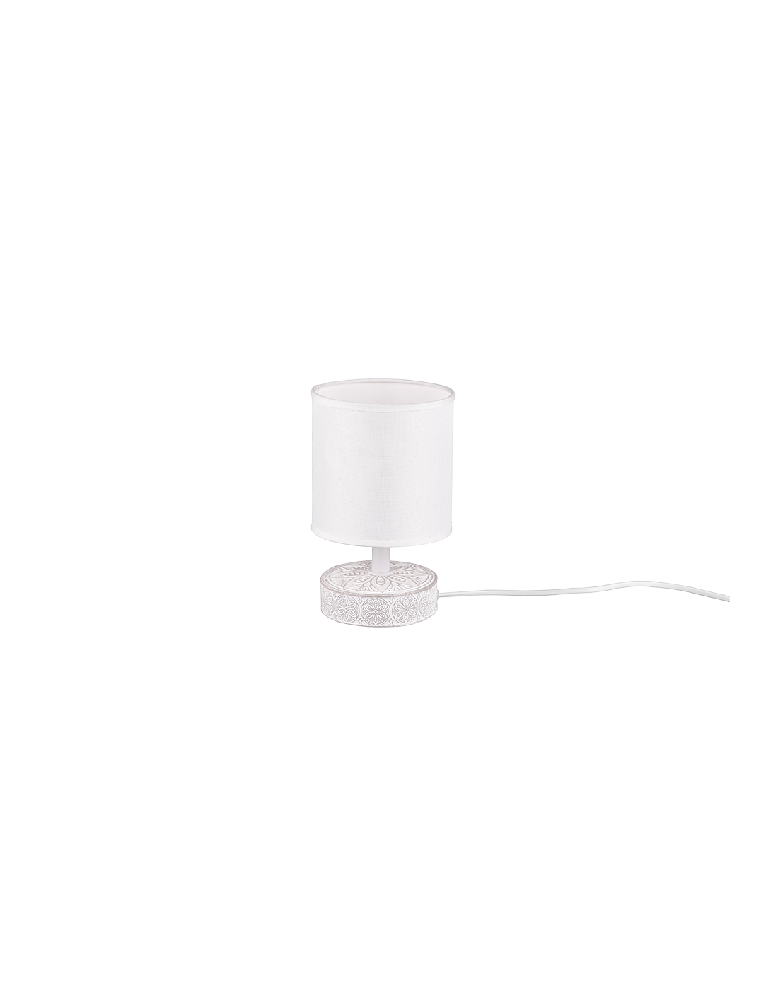 Lampe de table Trio Marie blanche avec 1 ampoule E14, 14 cm - 4