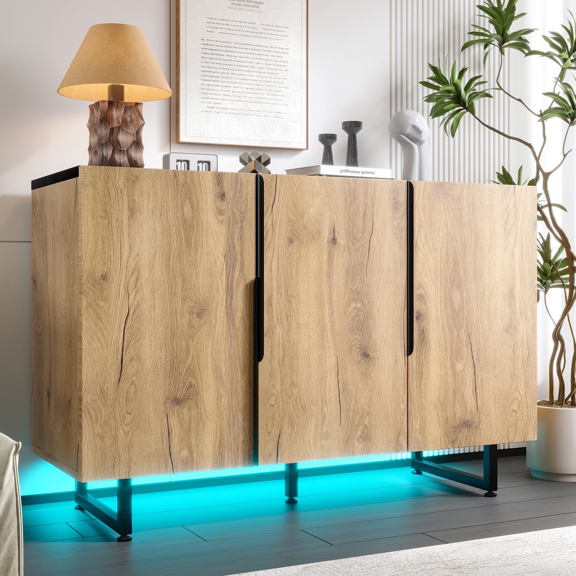 Tavolo Consolle 110cm, Tavolo da Ingresso con Piano in Finto Marmo, Struttura in Metallo e Poggiapiedi Regolabili, Tavolino da Divano Moderno | Leroy Merlin
