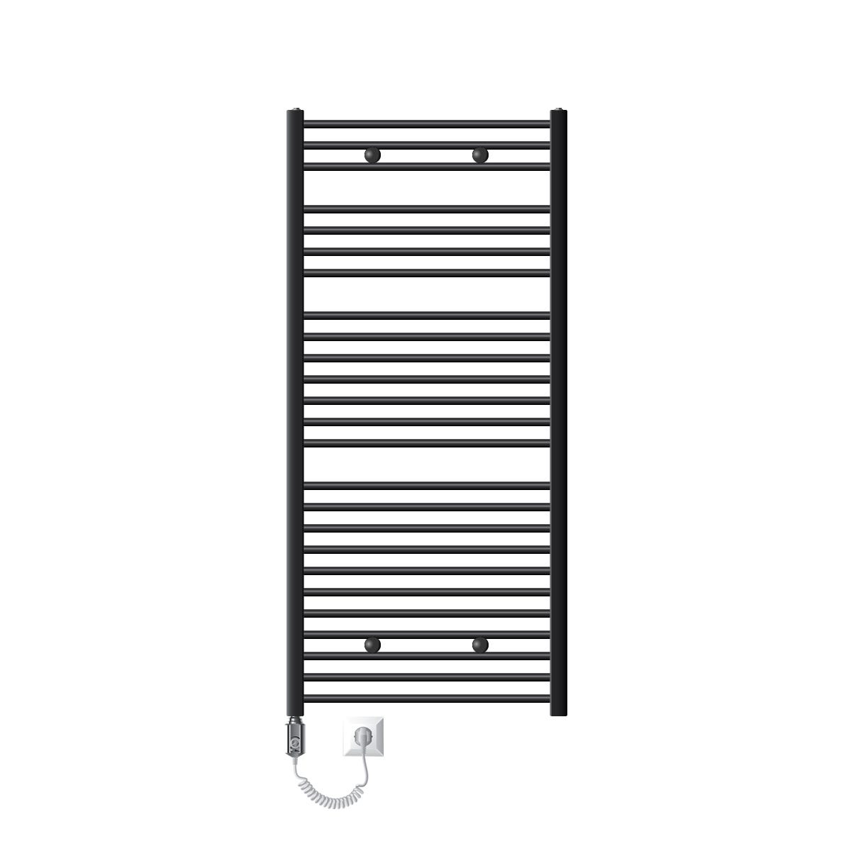 LuxeBath Sahara Radiatore Elettrico Da Bagno 500x1200 Mm Dritto Bianco Attacco Laterale Ed Elemento Riscaldante Da 900w Con Termostato 90944280 LuxeBath Sahara Radiatore Elettrico Da Bagno 500x1200 Mm Dritto Bianco Attacco Laterale Ed Elemento Riscaldante Da 900w Con Termostato 90944280