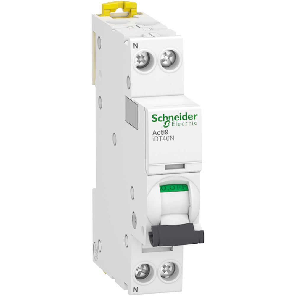 Disjoncteur 16A - iDT40N Acti9 - 10kA - Courbe C - 1P+N - 4