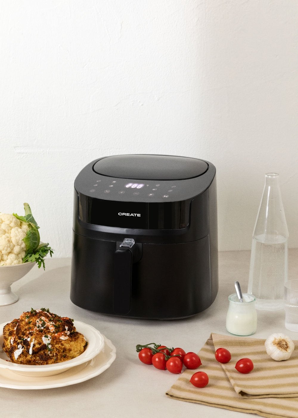 CREATE - AIR FRYER PRO LARGE - Frytkownica beztłuszczowa 6,2 L - Noir
