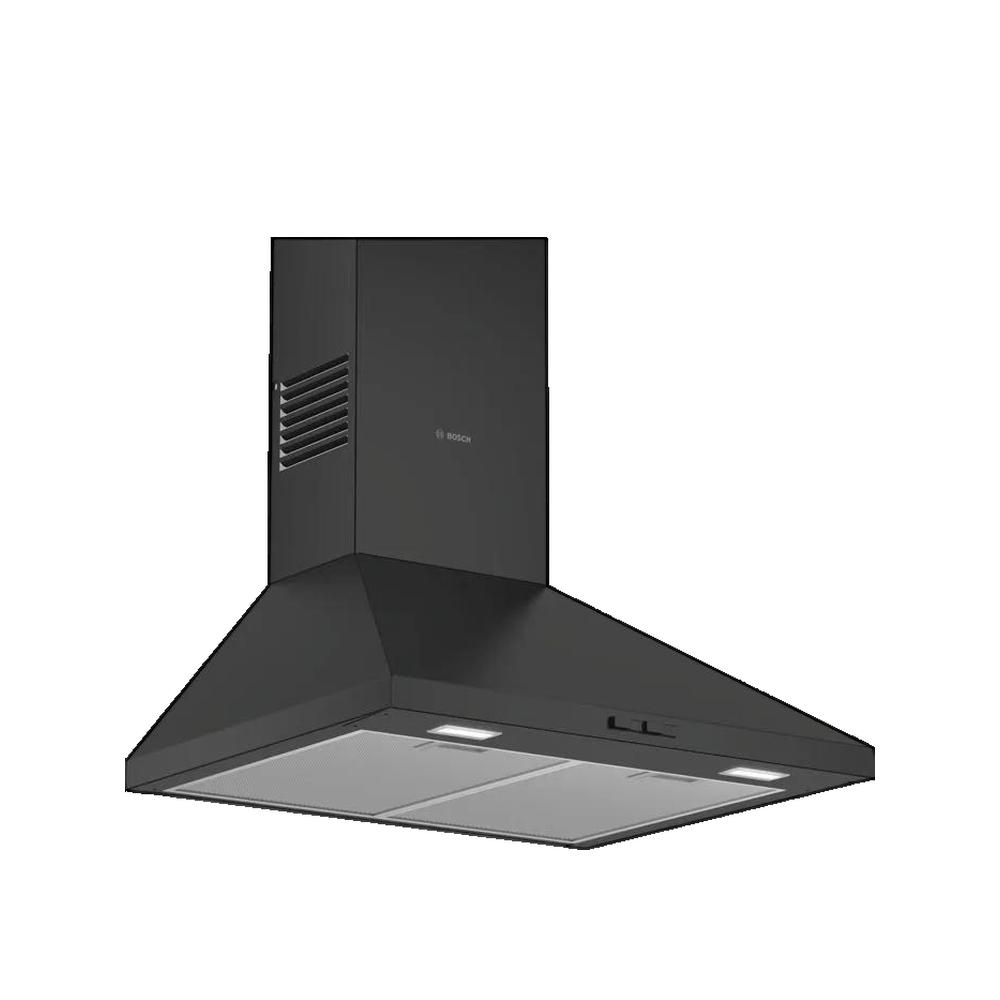 Okap dekoracyjny Bosch DWP64BC60 60 cm przepływ powietrza 360 m³/h czarny