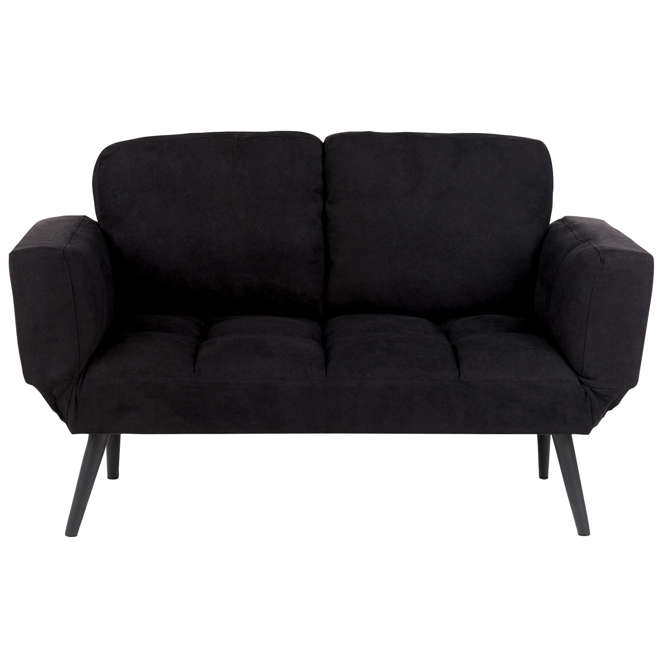Beliani - Divano Letto 3 Posti Eksjo Velluto Senape Con Contenitore Beliani - Divano Letto 3 Posti Eksjo Velluto Senape Con Contenitore