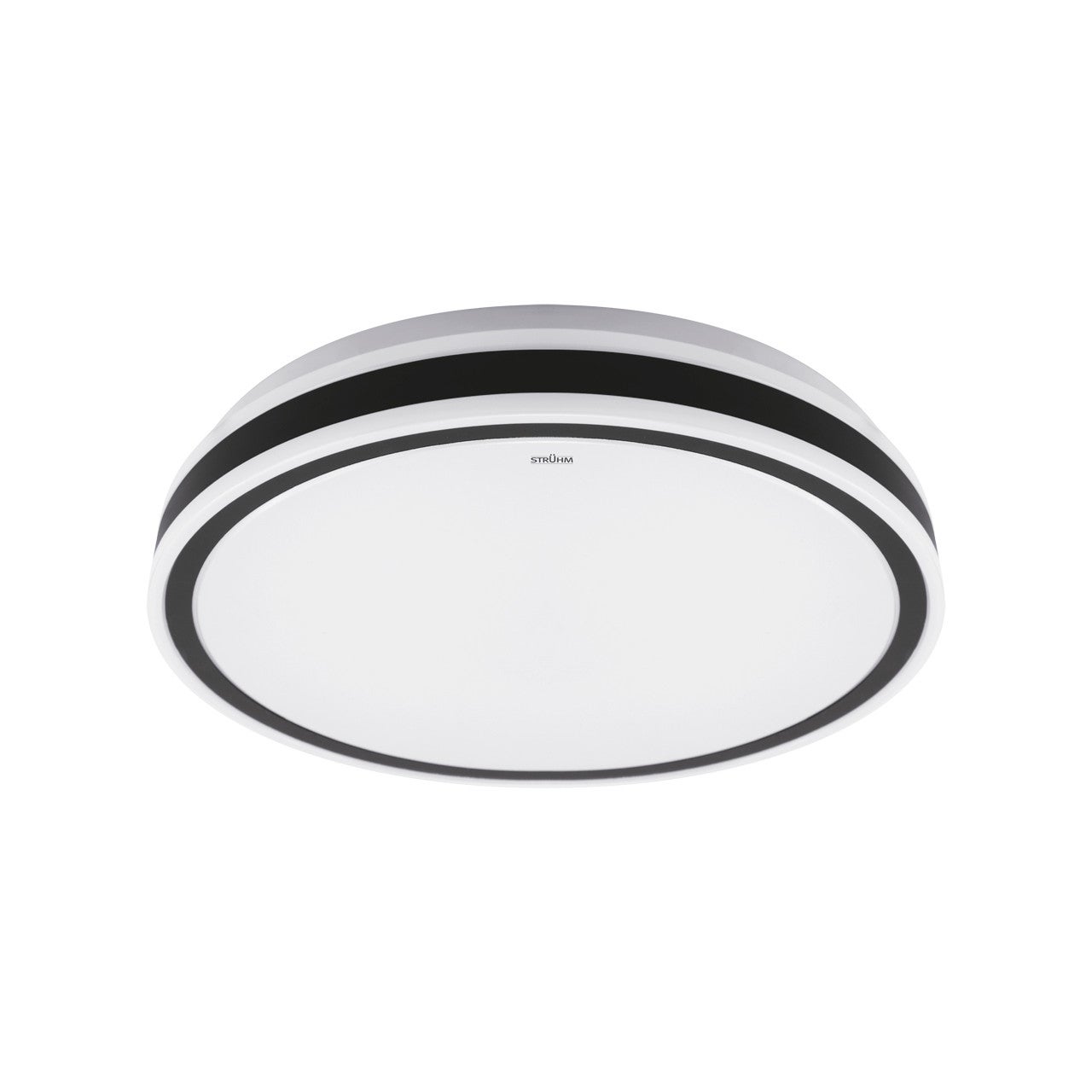 Plafon Aurelia okrągły biało-czarny LED 24W 4100K 1560lm wym: 6,5 x 38 cm IP44 tworzywo sztuczne Struhm